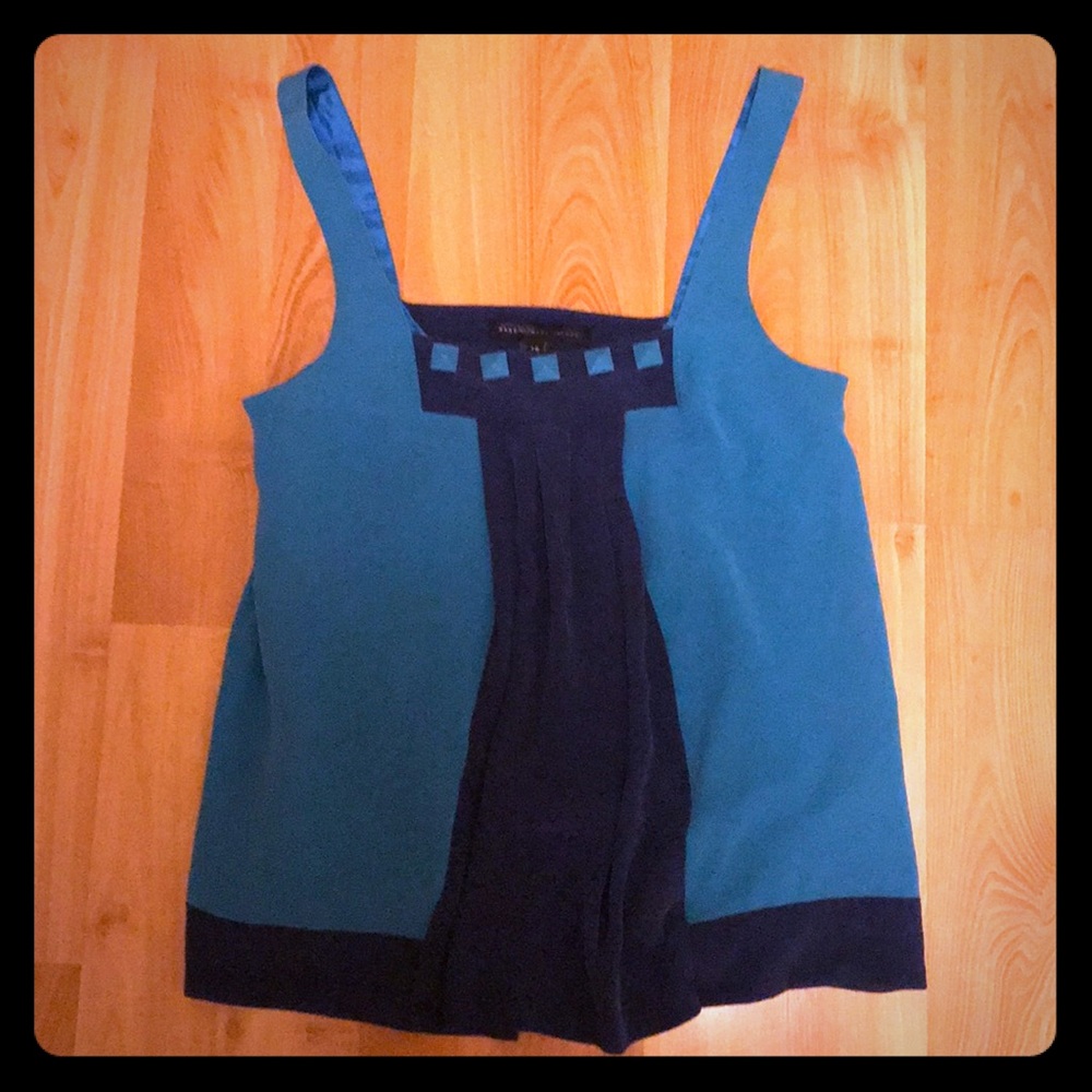 Marc by Marc Jacobs blue silk top